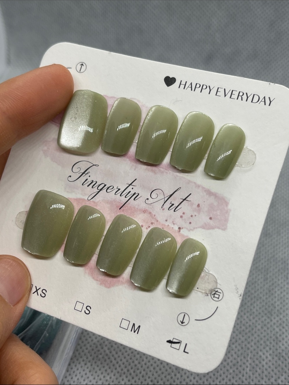 L Size press on nails 💅